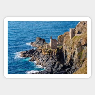 The Crowns Engine Houses, Botallack Mine, Cornwall Sticker